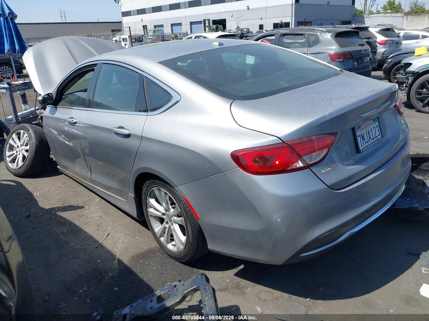 Vin: 1c3cccab9fn741110, lot: 46204300, chrysler 200 limited 20153