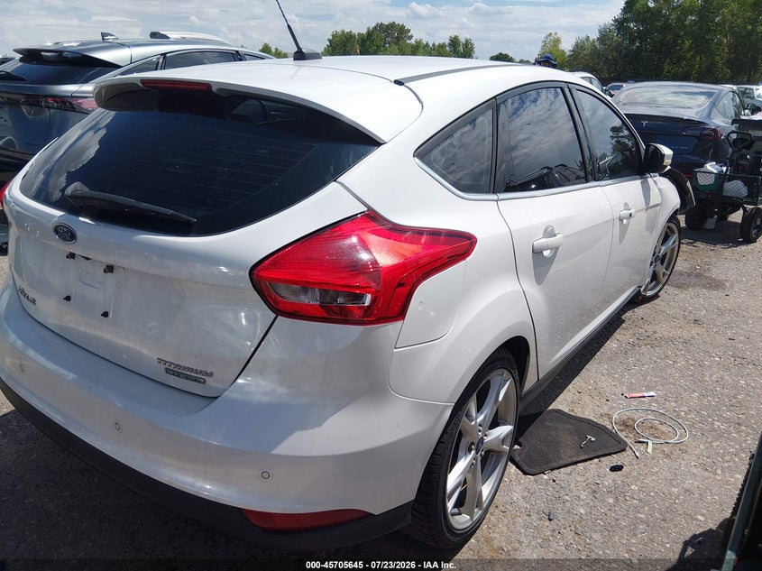 Vin: 1fadp3n23fl324632, lot: 46204301, ford focus titanium 20154