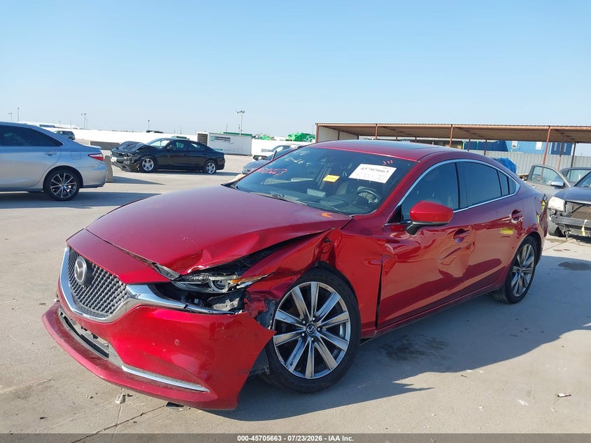 Vin: jm1gl1xy0j1306523, lot: 46204319, mazda mazda6 signature 20182