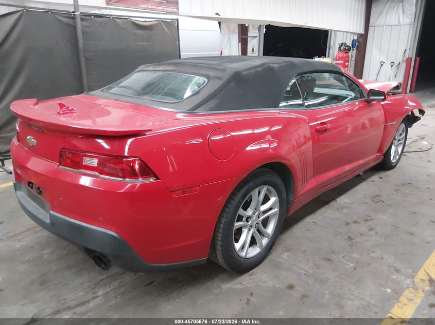 CHEVROLET CAMARO 2015 VIN 2G1FD3D30F9107819