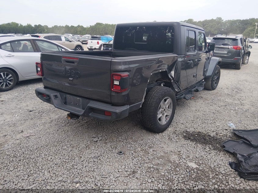 Vin: 1c6hjtag3ll210986, lot: 46204335, jeep gladiator sport s 4x4 20204
