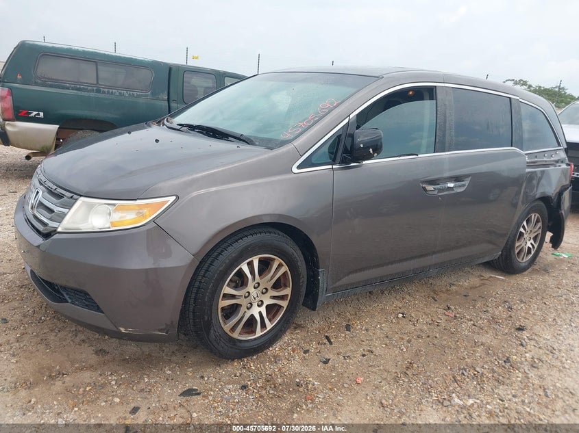 Vin: 5fnrl5h67bb099103, lot: 46204348, honda odyssey ex-l 20112