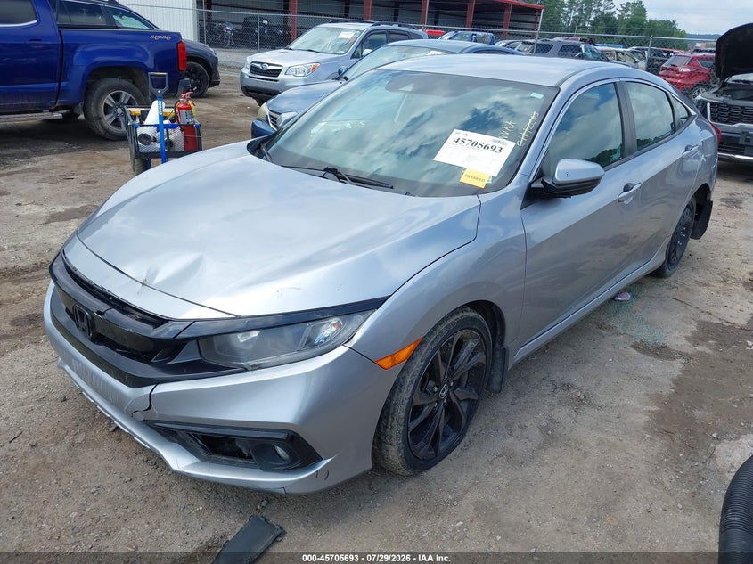 Vin: 19xfc2e89ke015389, lot: 46204349, honda civic sport 20192