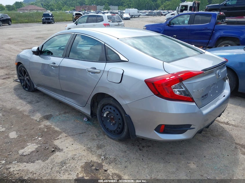 Vin: 19xfc2e89ke015389, lot: 46204349, honda civic sport 20193