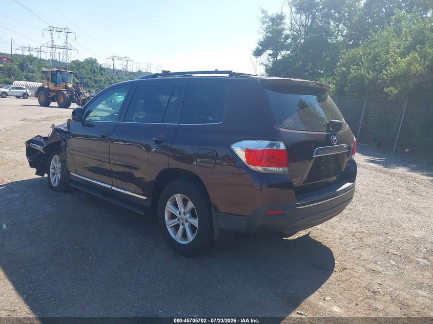 Vin: 5tdbk3eh3bs041032, lot: 46204358, toyota highlander se v6 20113