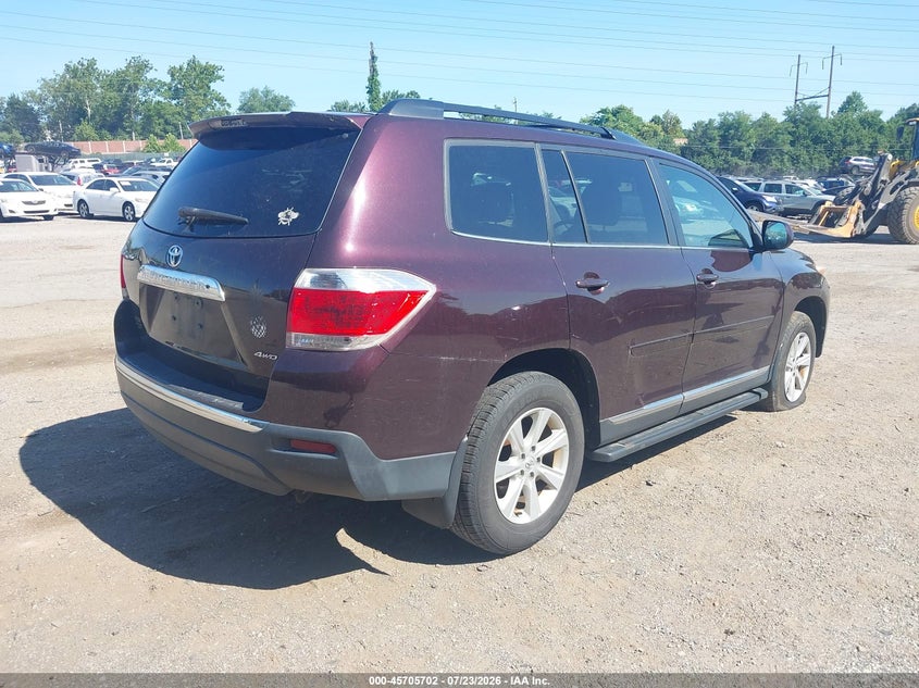 Vin: 5tdbk3eh3bs041032, lot: 46204358, toyota highlander se v6 20114