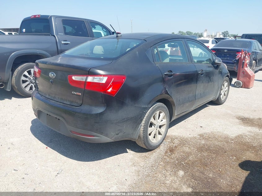 Vin: knadn4a36f6454467, lot: 46204370, kia rio ex 20154