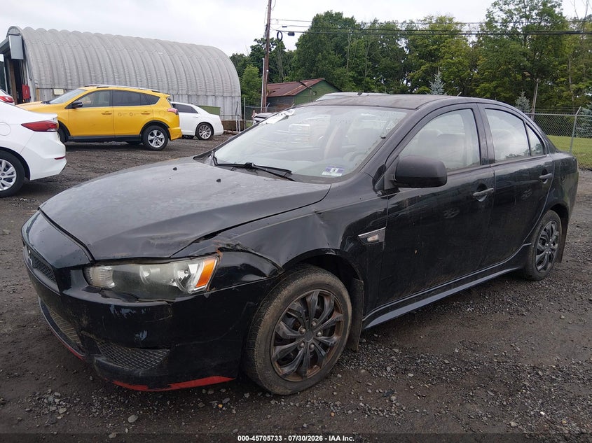 Vin: ja32u1fu2au002046, lot: 46204390, mitsubishi lancer de 20102