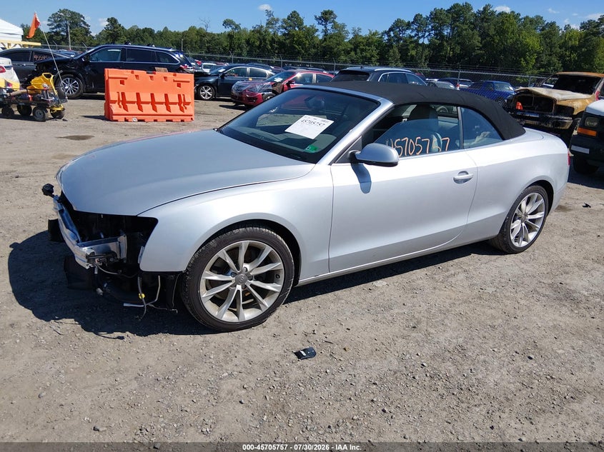 Vin: waulfafh0dn008295, lot: 46204413, audi a5 2.0t premium 20132