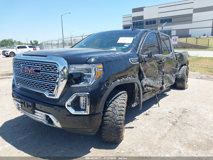 Vin: 1gtu9fel2kz305186, lot: 46204433, gmc sierra 1500 denali 20192