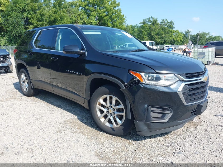 Vin: 1gnerfkw7jj117559, lot: 46204449, chevrolet traverse ls 2018 img_1