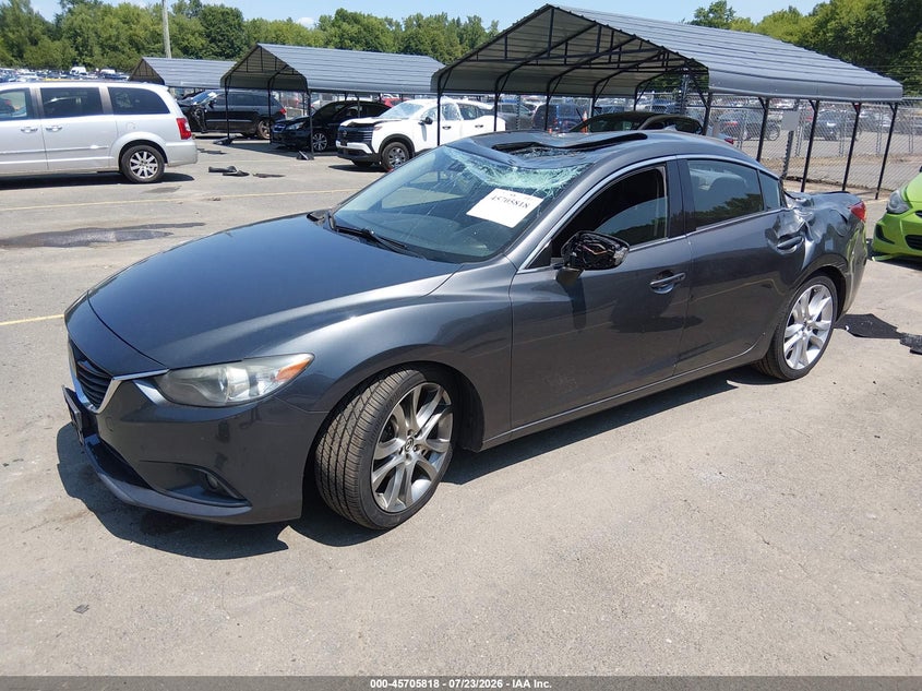Vin: jm1gj1w67e1147236, lot: 46204474, mazda mazda6 i grand touring 20142