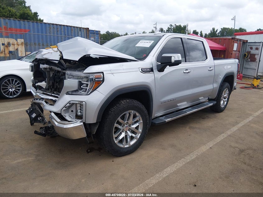 Vin: 3gtu9ded8lg330219, lot: 46204476, gmc sierra 1500 4wd  short box slt 20202