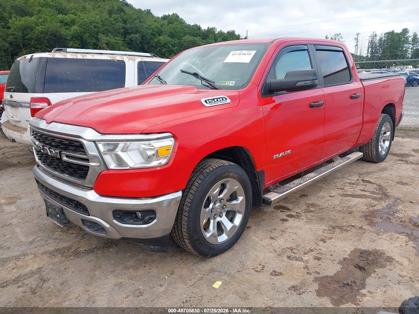 Vin: 1c6srfmt0rn168699, lot: 46204487, ram 1500 big horn  4x4 6'4 box 20242