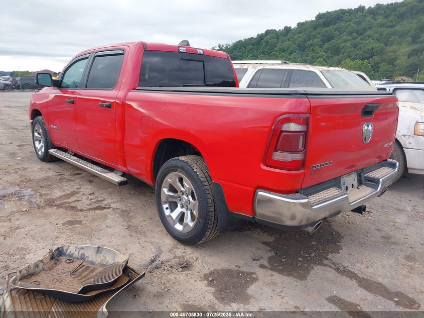 Vin: 1c6srfmt0rn168699, lot: 46204487, ram 1500 big horn  4x4 6'4 box 20243