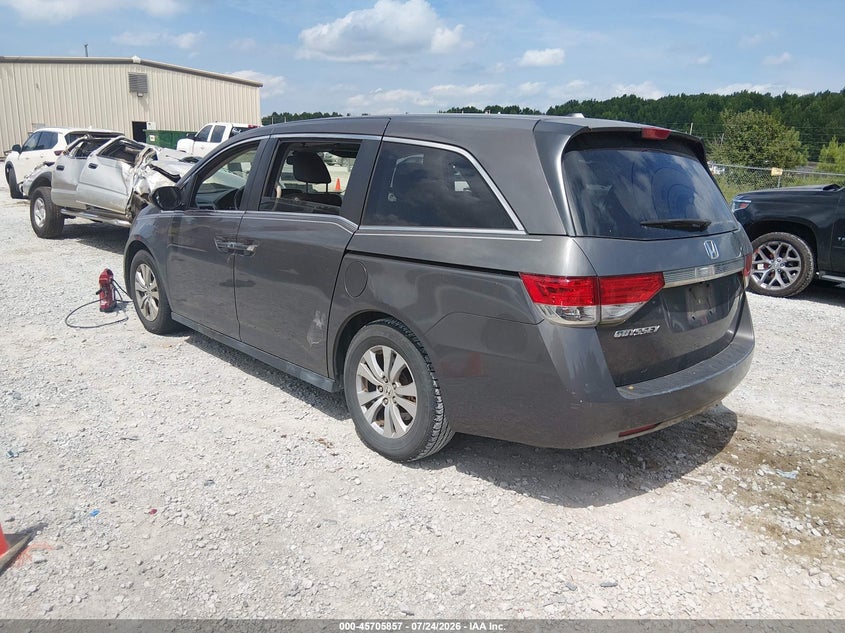 Vin: 5fnrl5h69fb037711, lot: 46204513, honda odyssey ex-l 20153
