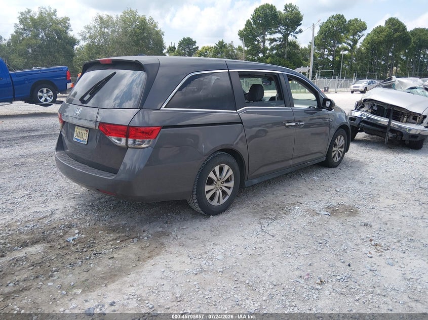 Vin: 5fnrl5h69fb037711, lot: 46204513, honda odyssey ex-l 20154