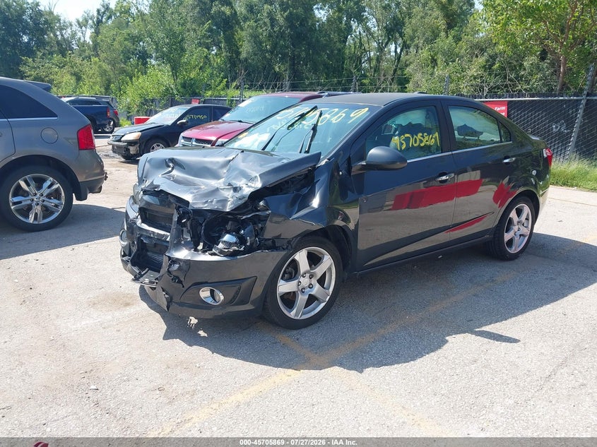 Vin: 1g1je5sb9f4101100, lot: 46204525, chevrolet sonic ltz auto 20152