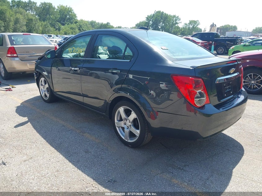 Vin: 1g1je5sb9f4101100, lot: 46204525, chevrolet sonic ltz auto 20153