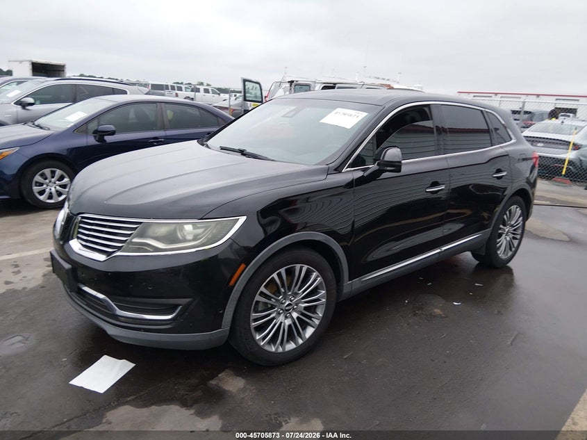 Vin: 2lmpj6lr0gbl22137, lot: 46204529, lincoln mkx reserve 20162