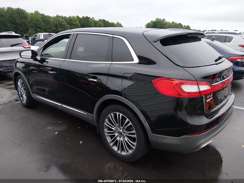 Vin: 2lmpj6lr0gbl22137, lot: 46204529, lincoln mkx reserve 20163