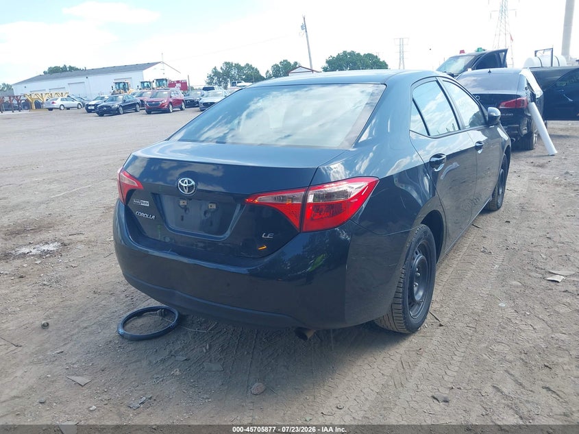 Vin: 5yfburhe1kp895153, lot: 46204533, toyota corolla le 20194