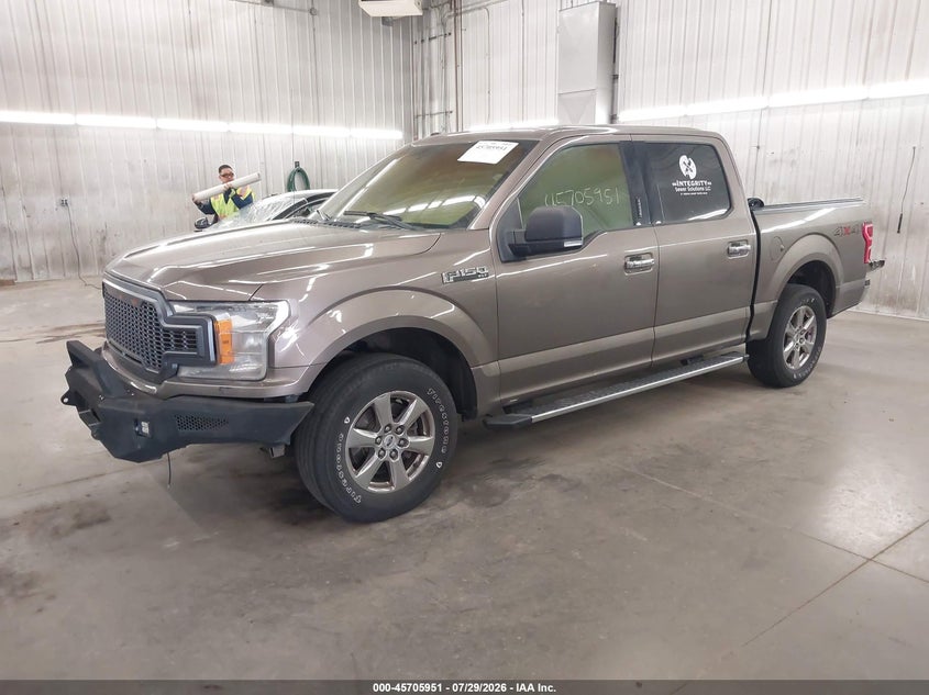 Vin: 1ftew1ep1jkd56110, lot: 46204607, ford f-150 xlt 20182