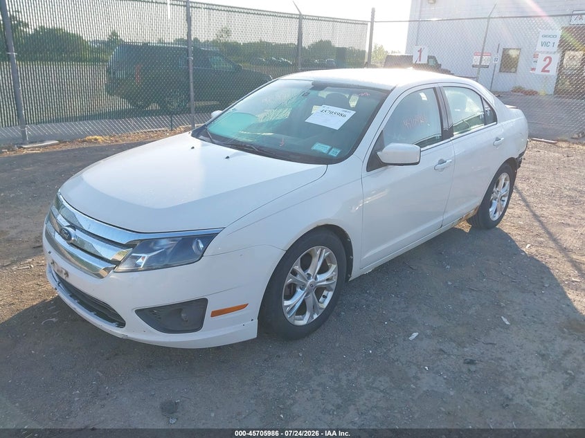 Vin: 3fahp0ha1cr387518, lot: 46204641, ford fusion se 20122