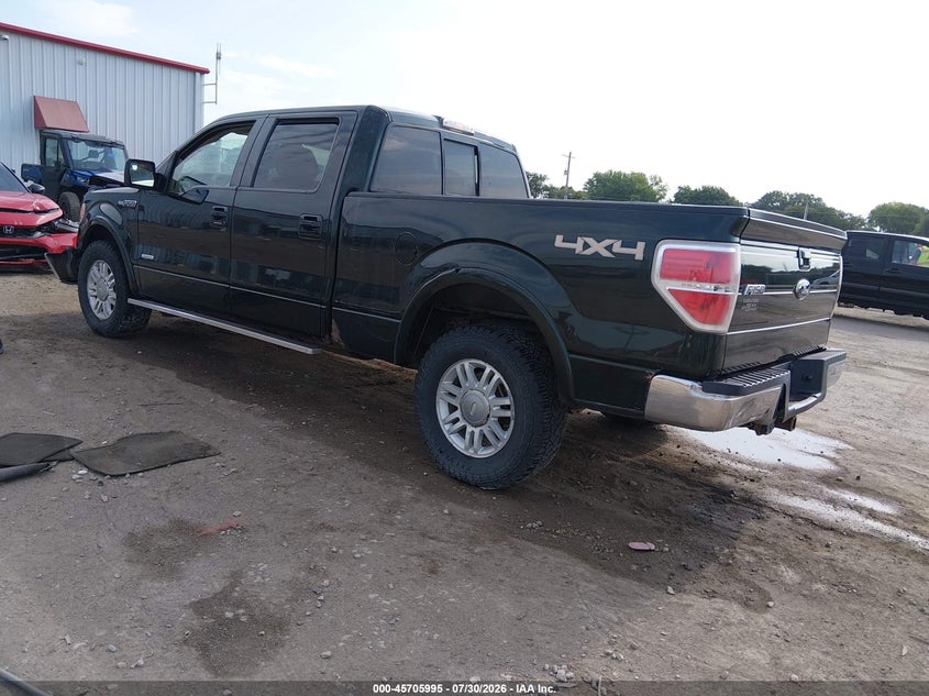 Vin: 1ftfw1et1cfb35166, lot: 46204651, ford f-150 lariat 20123
