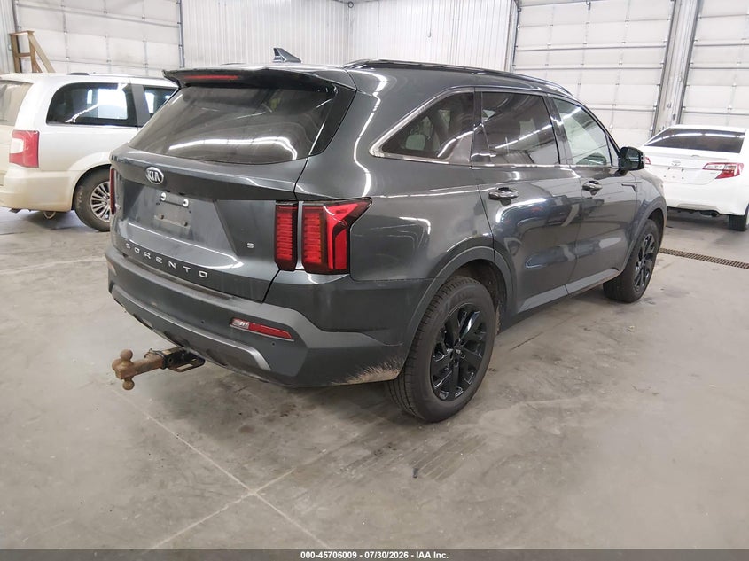 Vin: 5xyrldlc5mg049139, lot: 46204665, kia sorento s 20214
