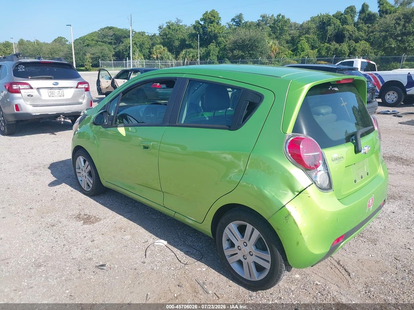 Vin: kl8cd6s95ec581798, lot: 46204682, chevrolet spark 1lt auto 20143