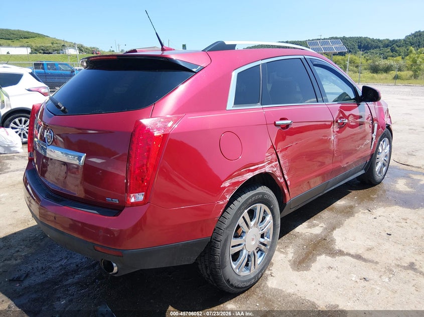 Vin: 3gyfnde31cs518129, lot: 46204707, cadillac srx luxury collection 20124