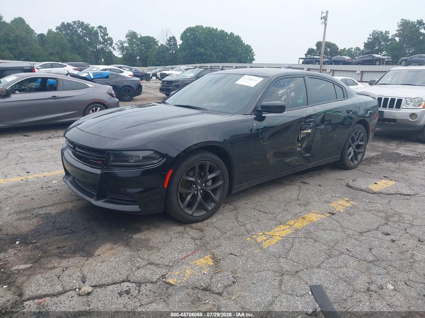 Vin: 2c3cdxbg6ph551841, lot: 46204724, dodge charger sxt 20232