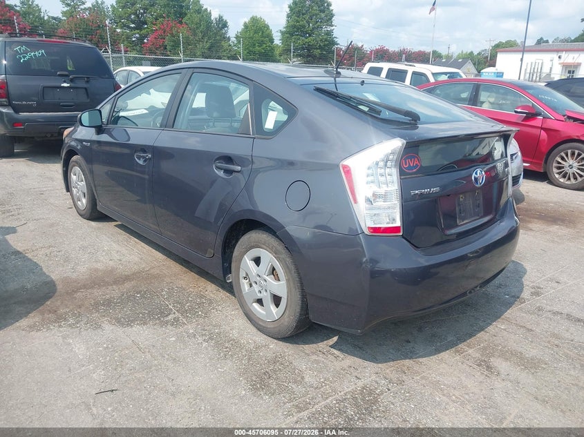 Vin: jtdkn3du5a0101528, lot: 46204751, toyota prius 20103