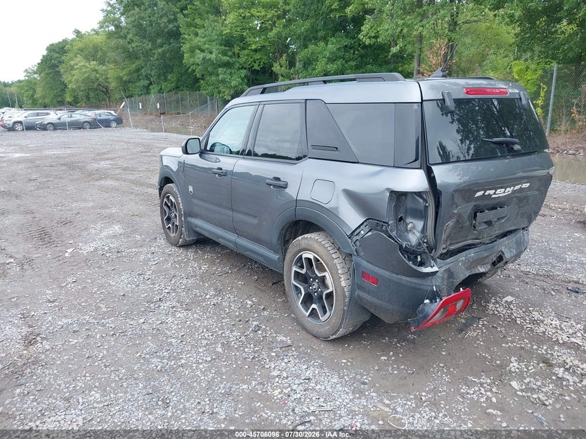Vin: 3fmcr9b60mra34336, lot: 46204752, ford bronco sport big bend 20213