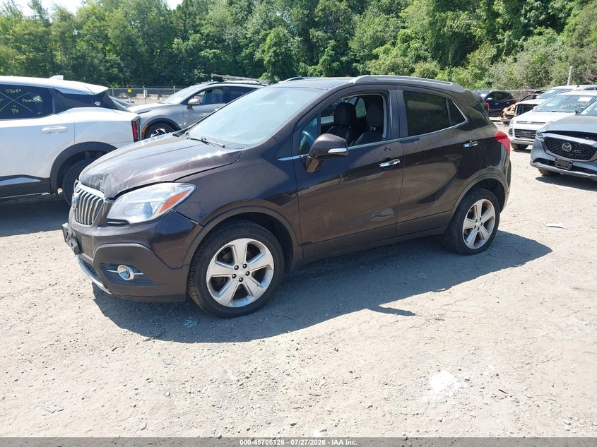 Vin: kl4cjfsb1fb083876, lot: 46204782, buick encore convenience 20152