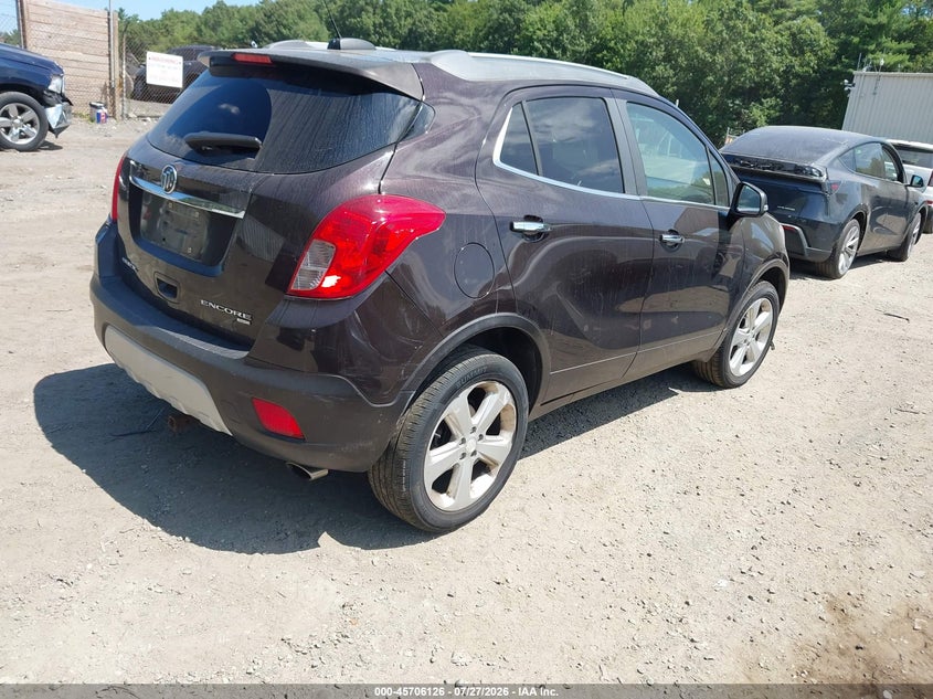 Vin: kl4cjfsb1fb083876, lot: 46204782, buick encore convenience 20154