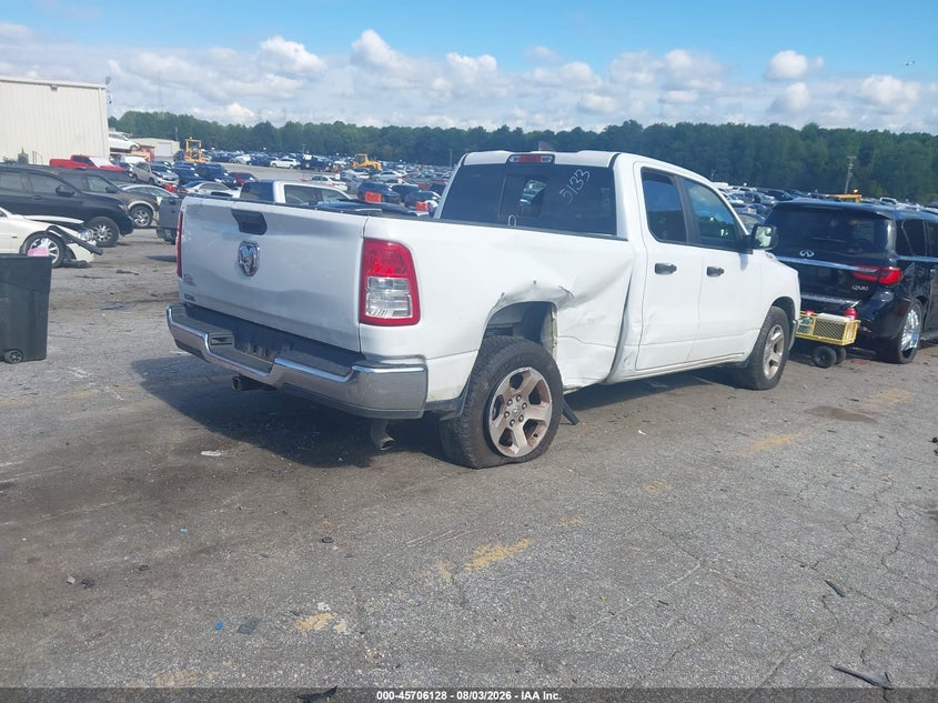 Vin: 1c6rrect3kn735133, lot: 46204784, ram 1500 tradesman  4x2 6'4 box 20194