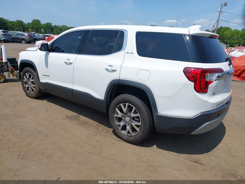 Vin: 1gkknkla7lz195268, lot: 46204869, gmc acadia fwd sle 20203