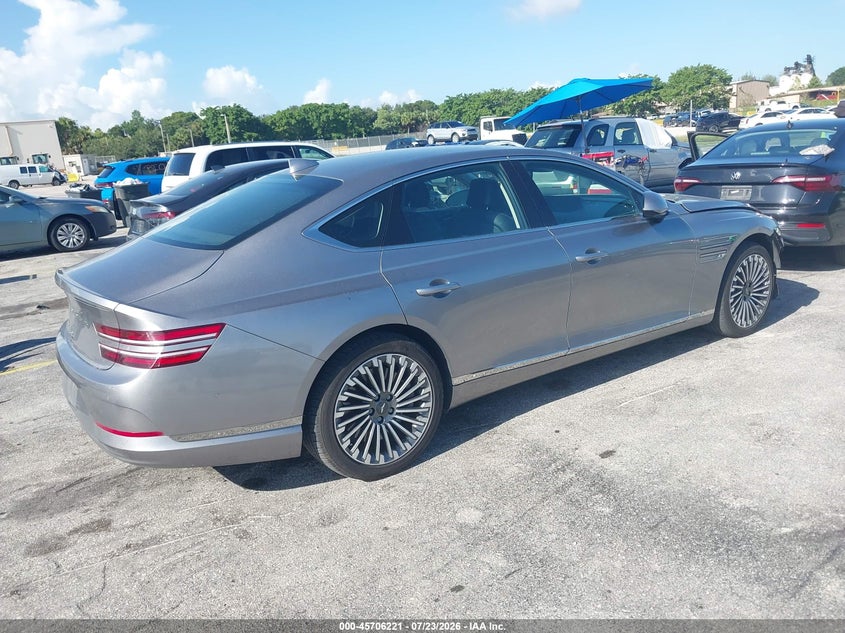 Vin: kmtge4s19pu006932, lot: 46204877, genesis electrified g80 20234