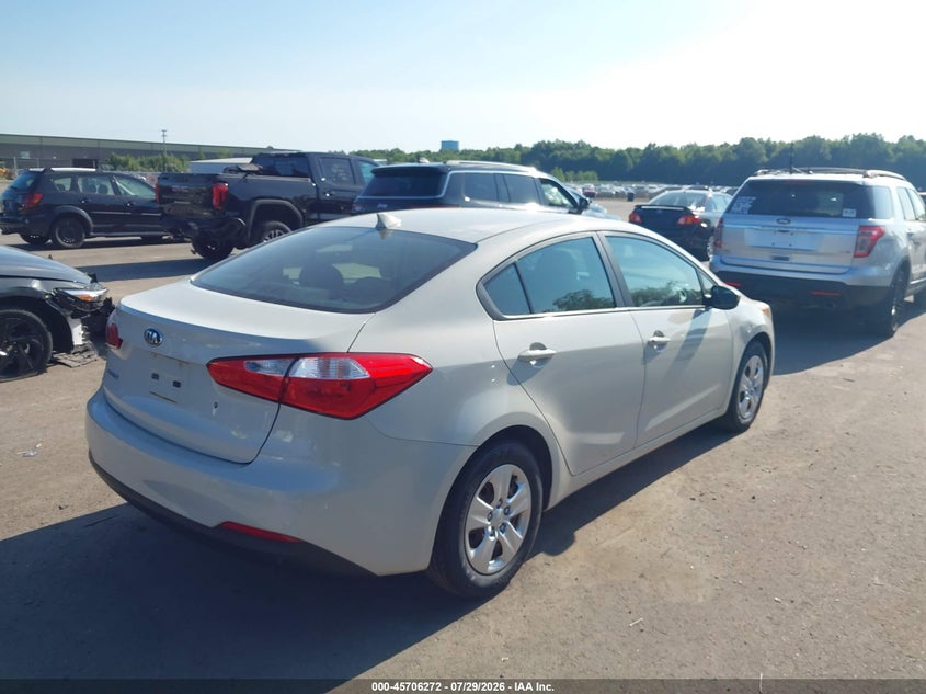 Vin: knafk4a61f5388282, lot: 46204928, kia forte lx 20154