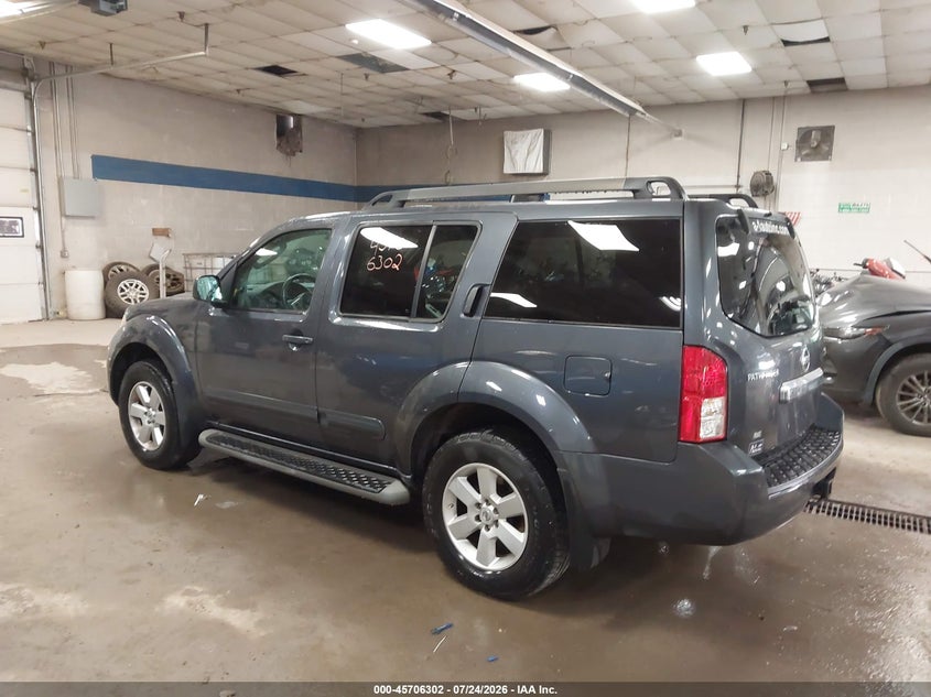 Vin: 5n1ar1nb6ac626867, lot: 46204958, nissan pathfinder se 20103