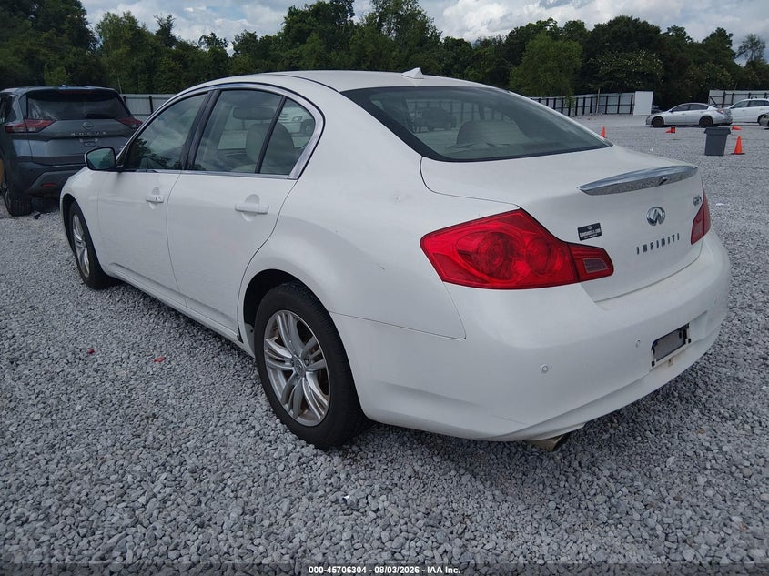 Vin: jn1cv6ar5bm404179, lot: 46204960, infiniti g37x 20113