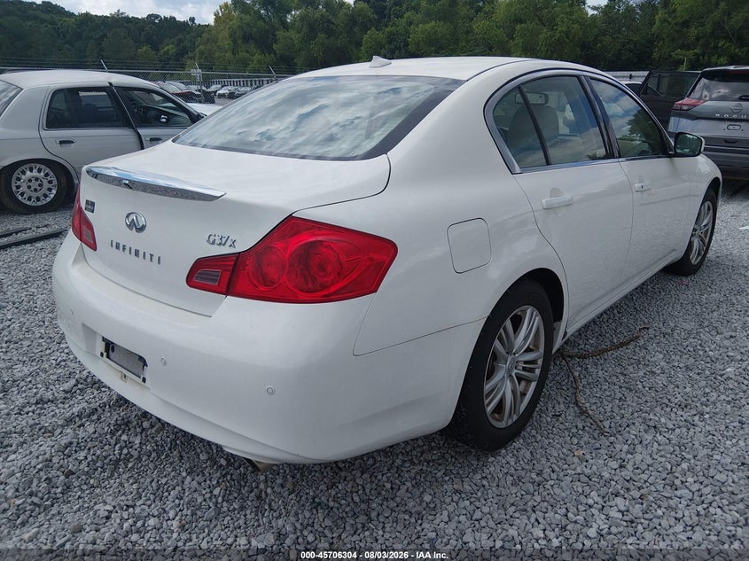 Vin: jn1cv6ar5bm404179, lot: 46204960, infiniti g37x 20114
