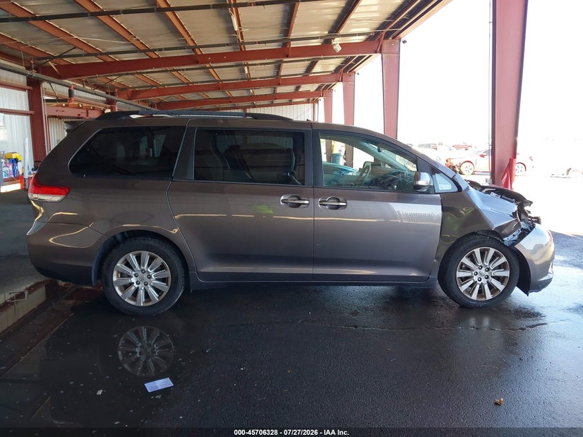 2013 TOYOTA SIENNA VAN 3.5L V-6 DOHC, VVT, 266HP