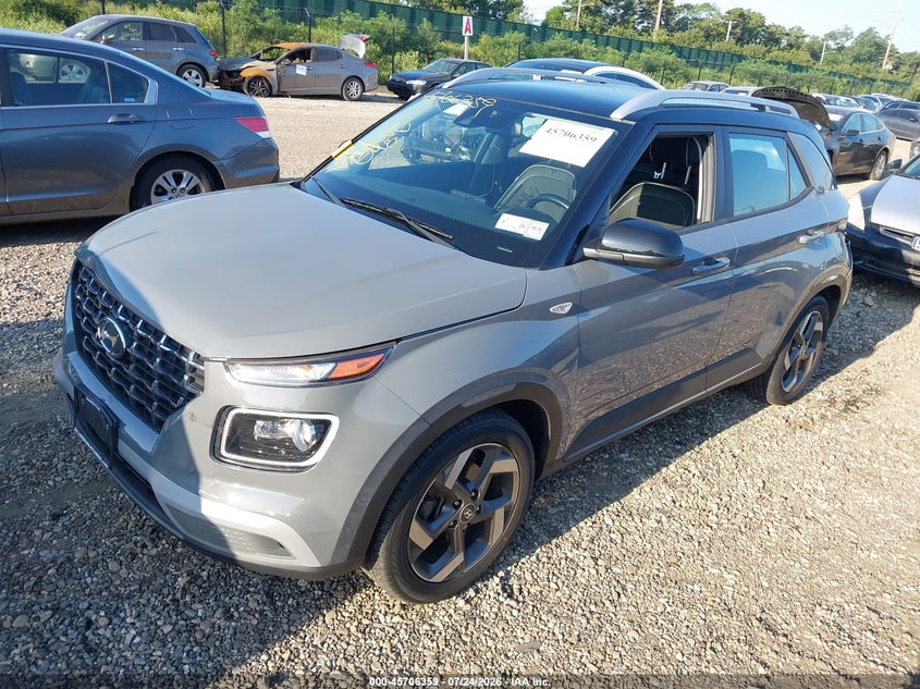Vin: kmhrc8a35nu166080, lot: 46205015, hyundai venue limited 20222