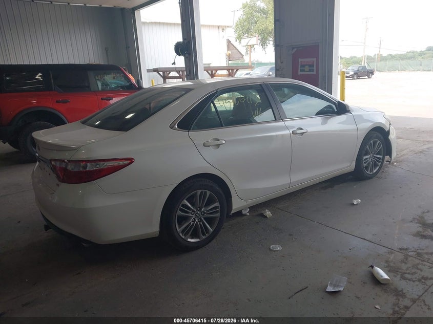 Vin: 4t1bf1fk7fu083381, lot: 46205071, toyota camry se 20154