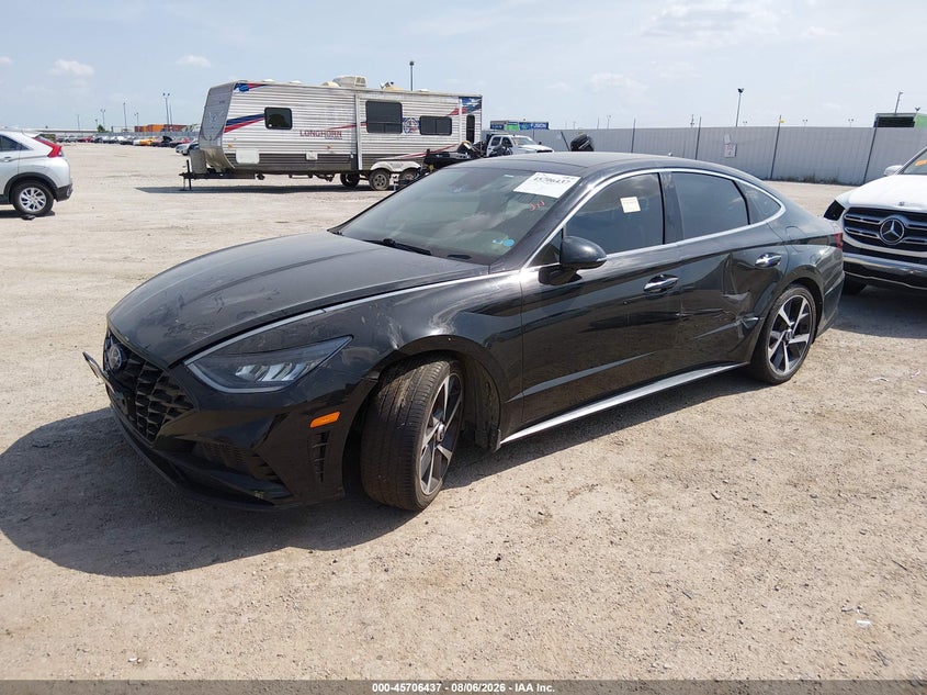 2021 HYUNDAI SONATA auction photo 2