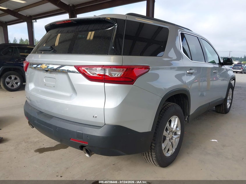 Vin: 1gnevgkw3mj111084, lot: 46205102, chevrolet traverse awd lt cloth 20214
