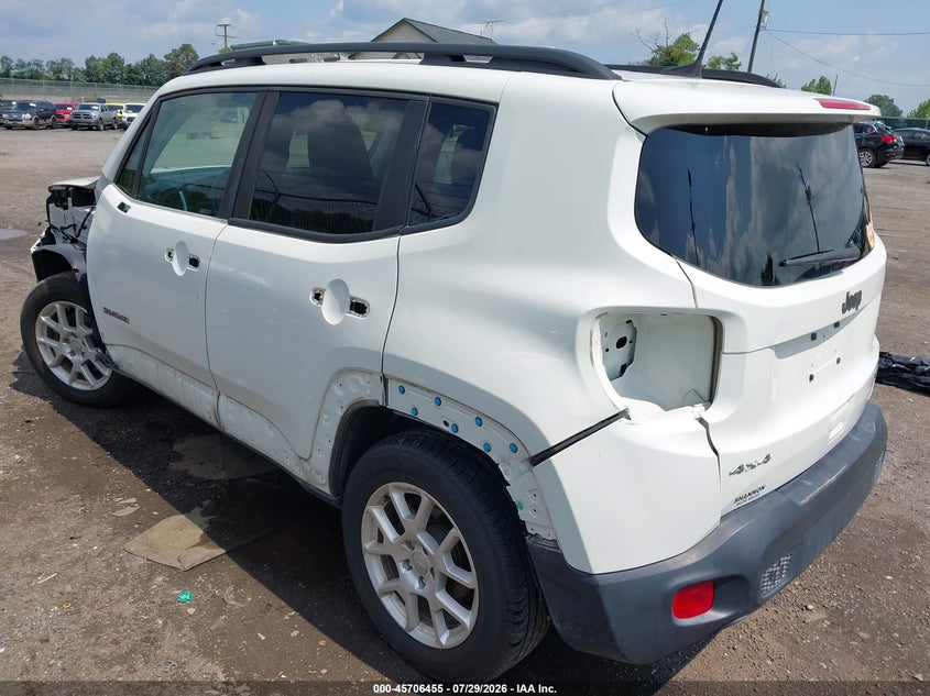 Vin: zacnjbbbxkpk47906, lot: 46205111, jeep renegade latitude 4x4 20193